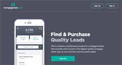 Desktop Screenshot of mortgagelead.com
